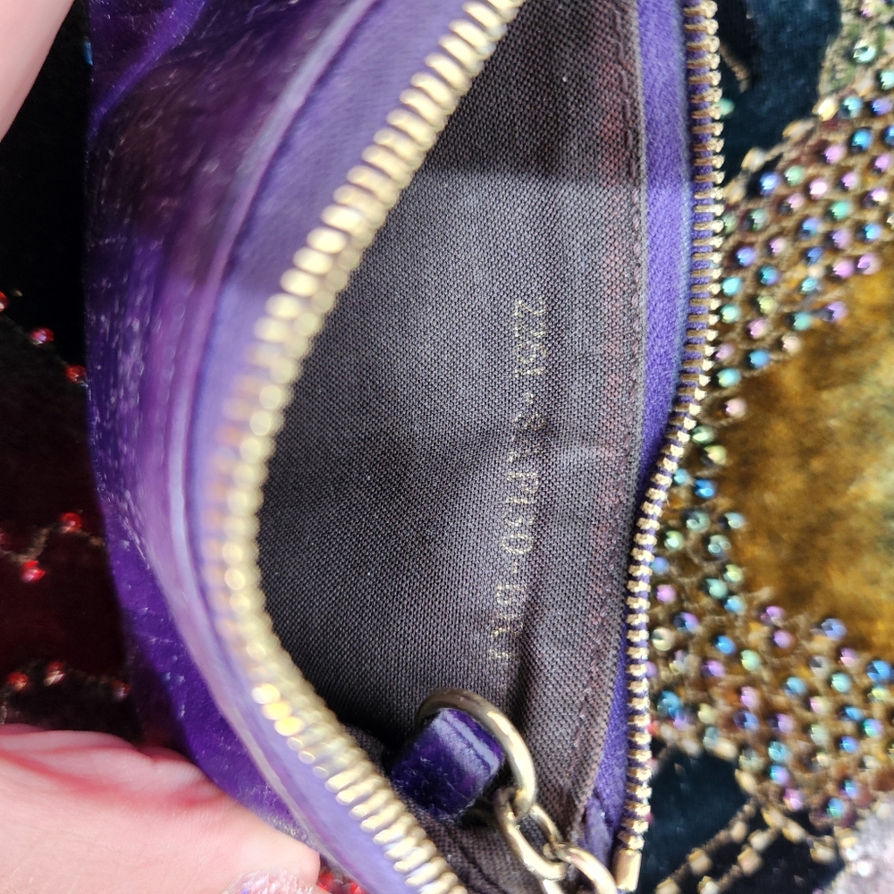 Fendi Purple Embossed Wallet - Picture 8 of 10